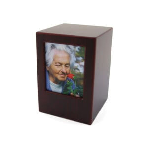 Cherry MDF Photo Urn