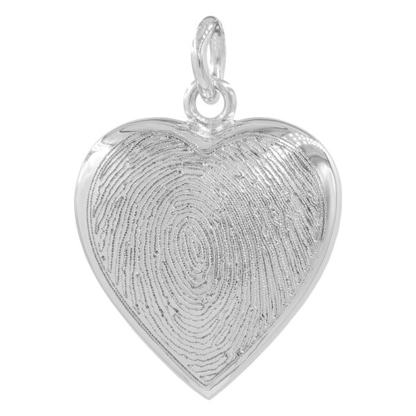 Classic Heart Urn Artisinal Print Front No Chain