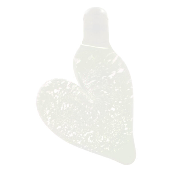 Infinity Love Heart Large Opaque White