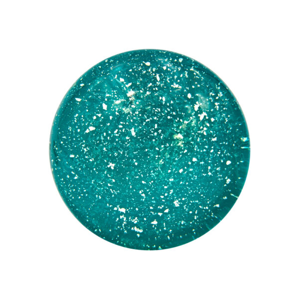 Pebbles of Light Opaque Aqua Green